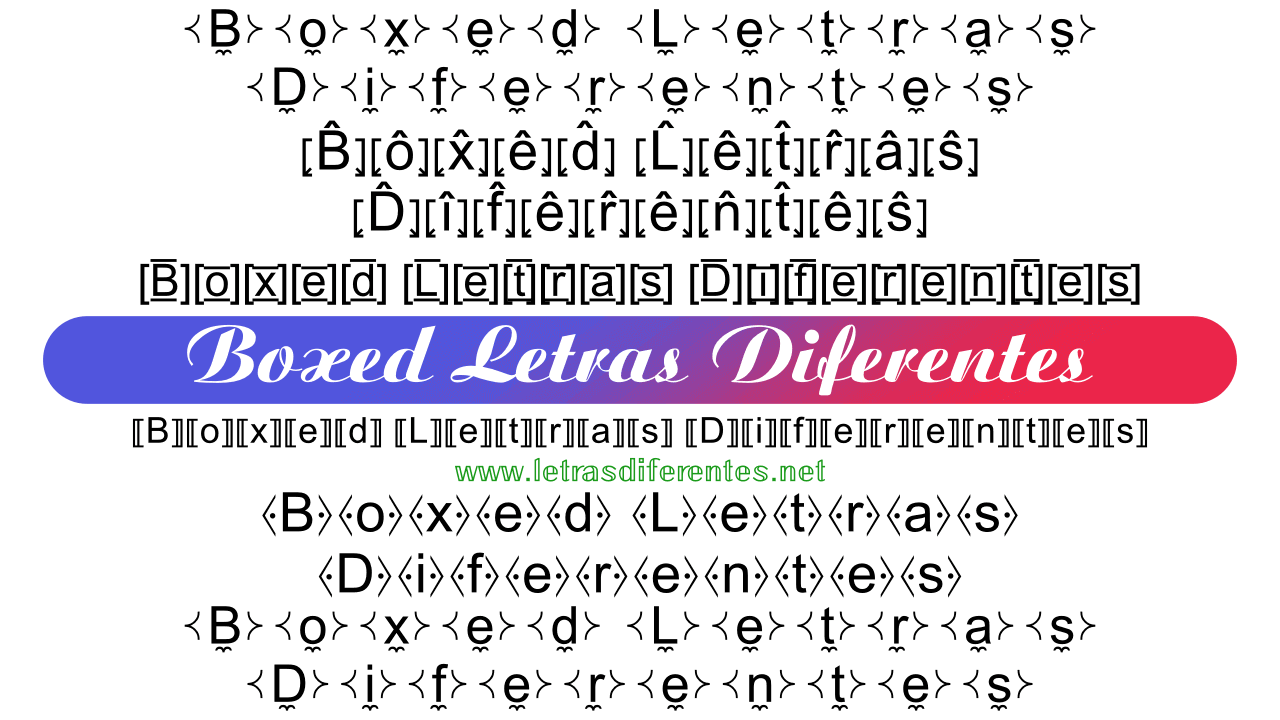 boxed-letras-diferentes